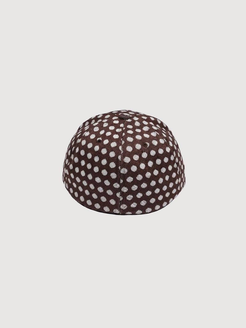 Needles Brown Polka Dot Cap Beige - Size L