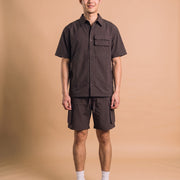 Brown Burgundy Summer Set model voorkant