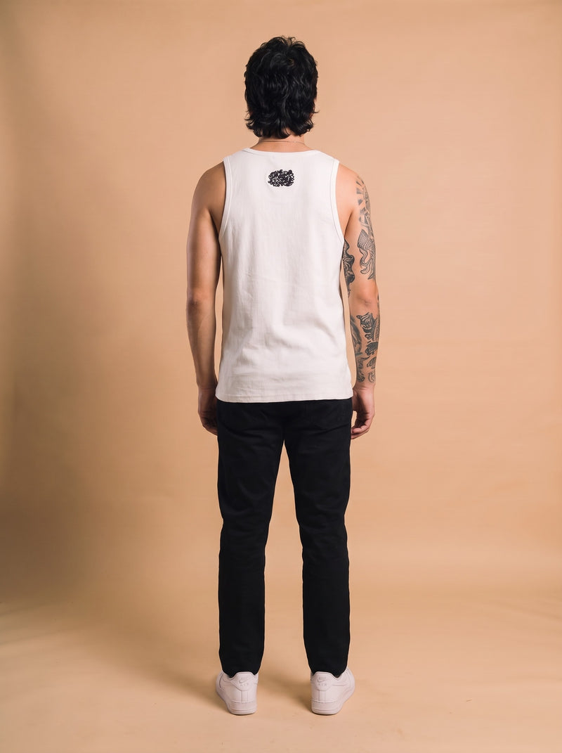 Supermade tank top model achterkant