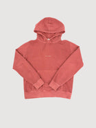 Saint Laurent Paris Pink Logo distressed hoodie