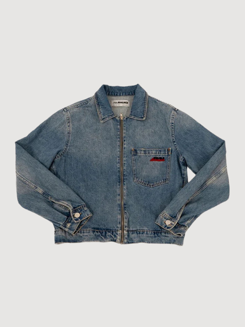 Zara x Rhuigi Cropped Jeans Jacket