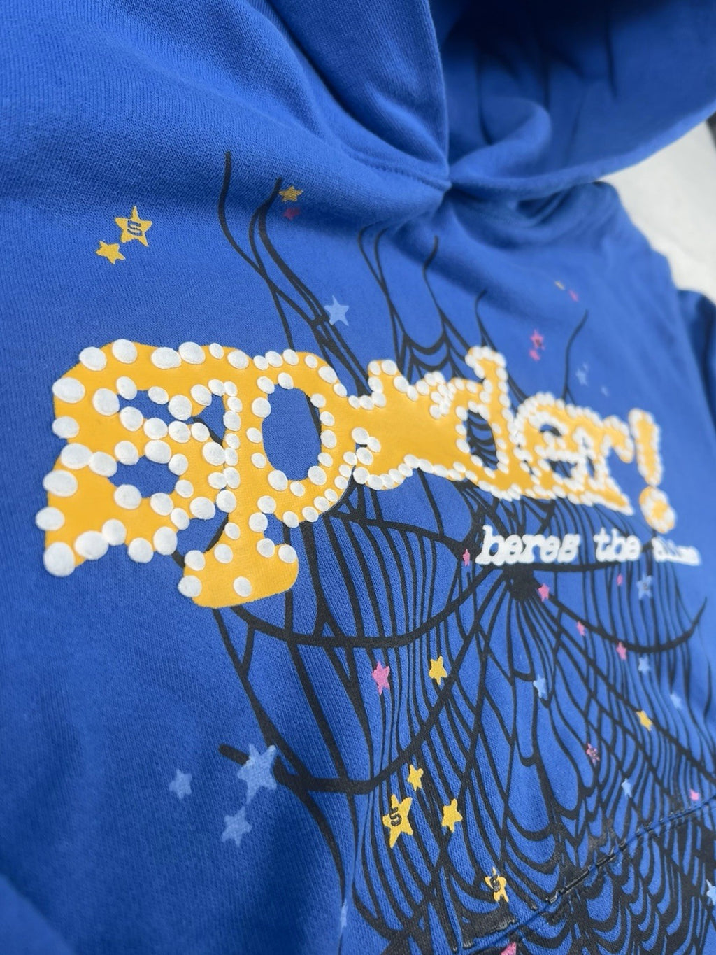 sp5der TC Hoodie Blue