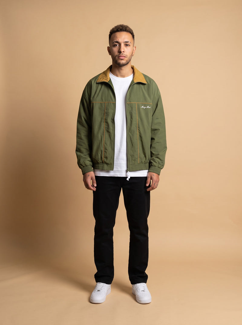 Tabacco Green Track Jacket