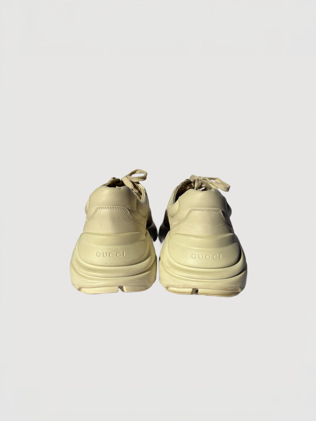 Gucci Rython Ivory leather