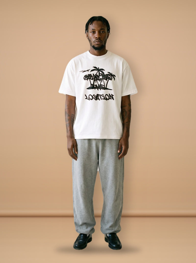 Send Me The Location T-shirt, studio shot