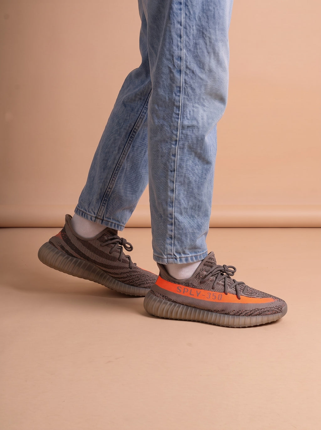 Yeezy Boost 350 V2 aan de voet