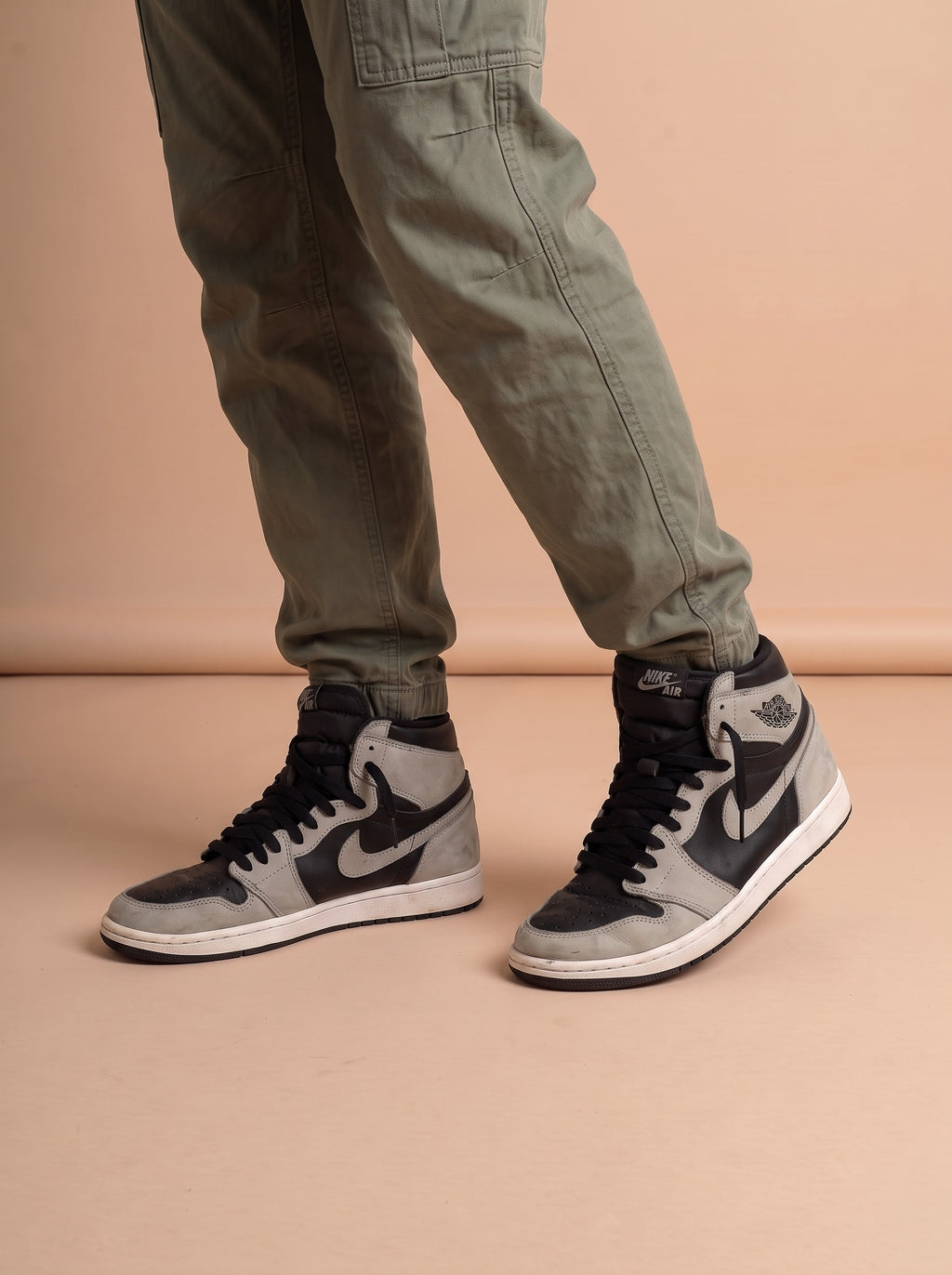 Air Jordan 1 Retro High Shadow 2.0 aan de voet