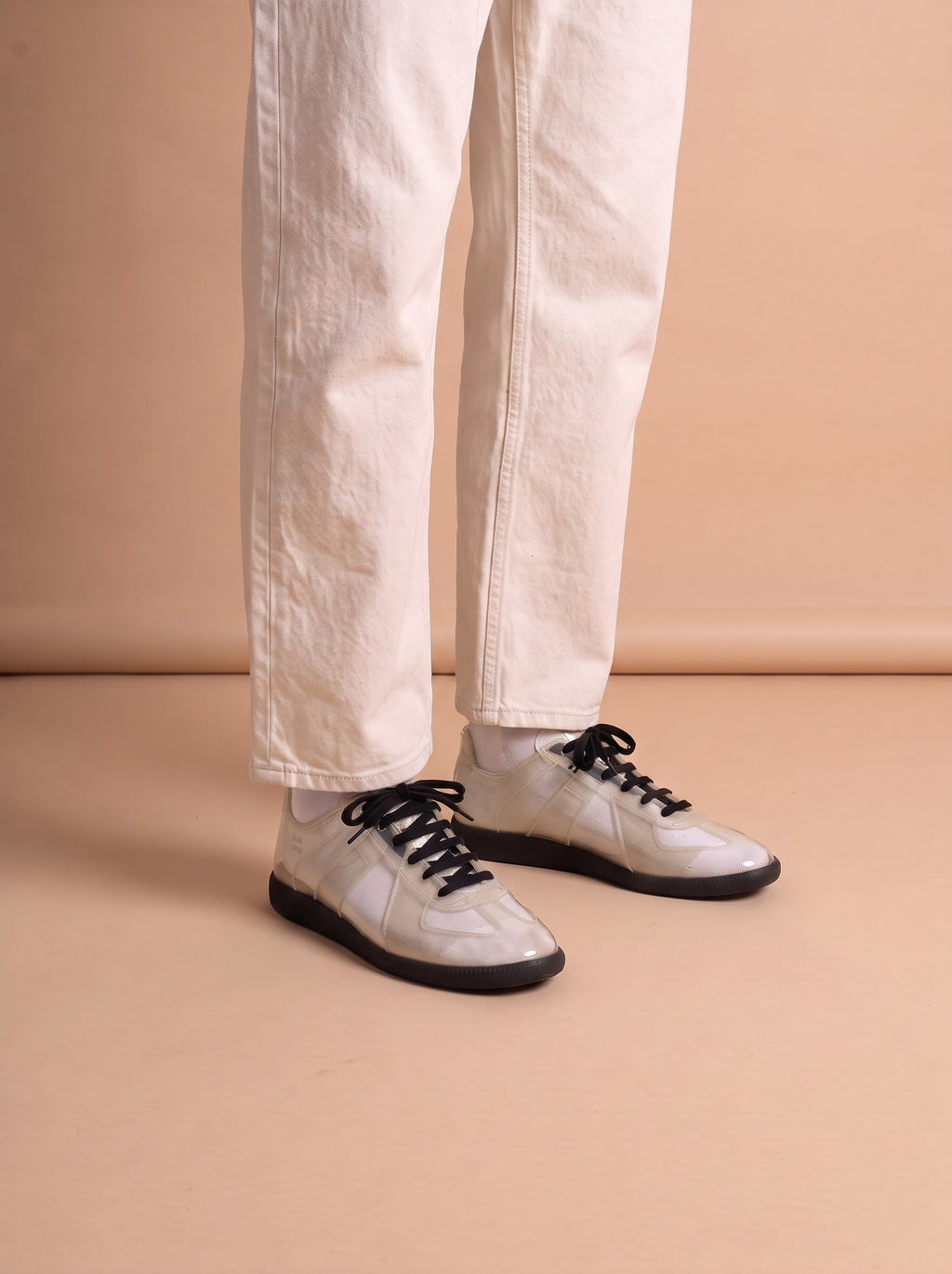 Maison Margiela Transparent Replica aan de voet