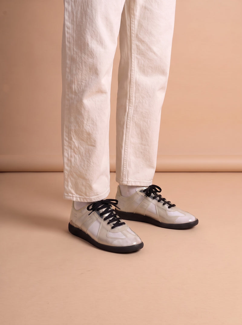 Maison Margiela Transparent Replica aan de voet