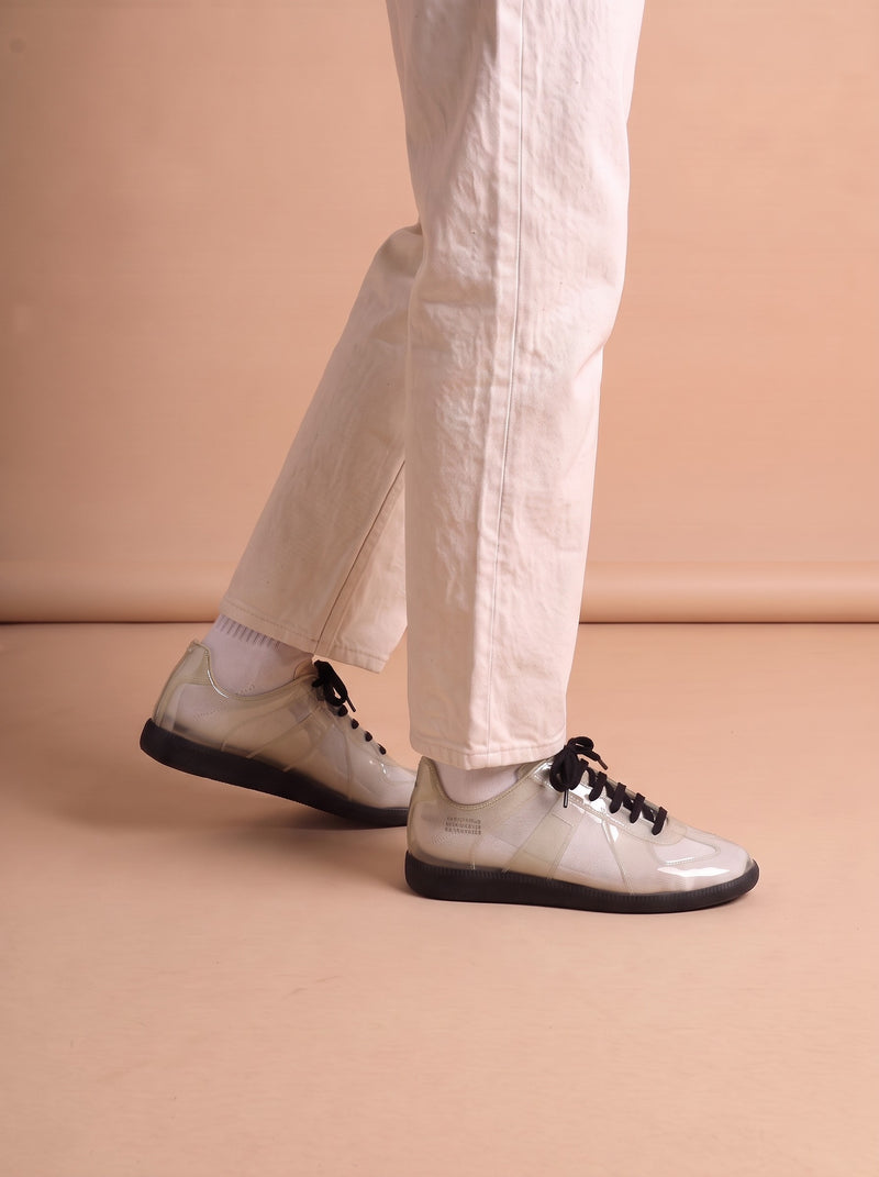 Maison Margiela Transparent Replica aan de voet