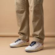 Air Jordan 2 Retro Low SP Off-White Red aan de voet