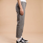 Vans Knu Stack Sneakers Black White aan de voet