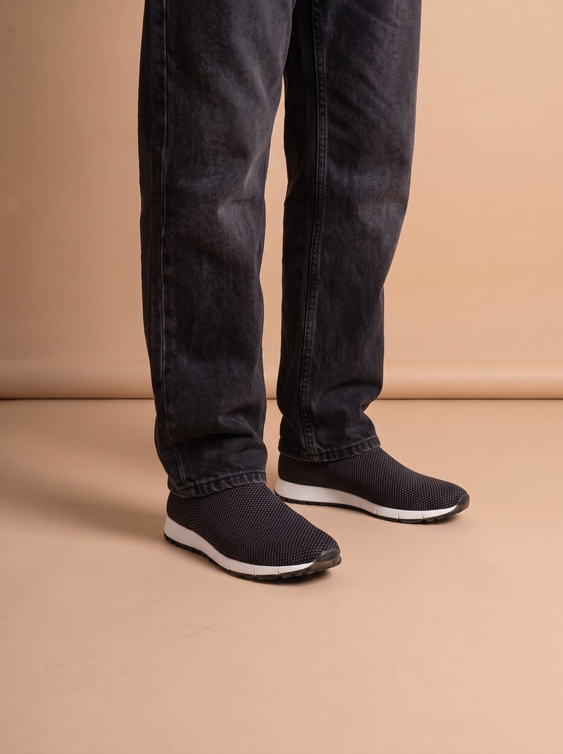 Norway Flyknit trainer aan de voet