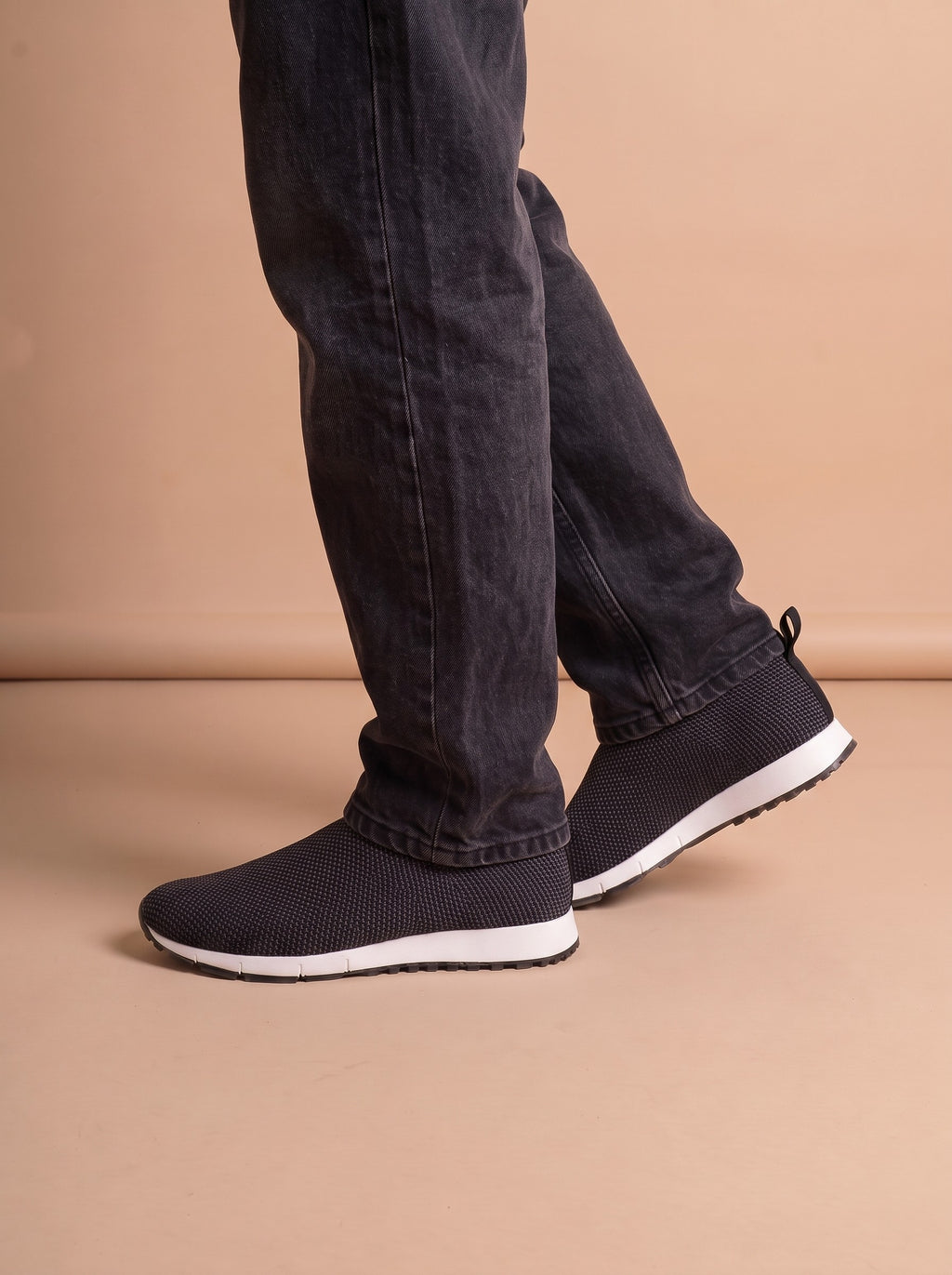 Norway Flyknit trainer aan de voet