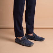 City Gommino Driving Shoes in Suede aan de voet