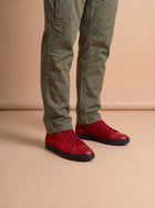 DBB1 Leather & Suede Sneaker aan de voet