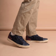 DBB1 Leather & Suede Sneaker aan de voet