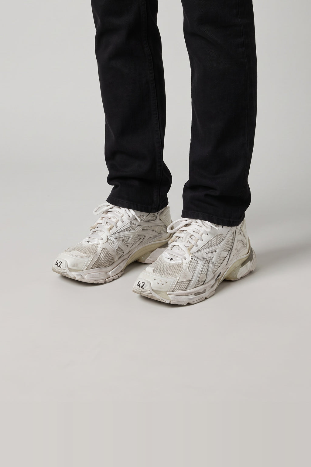 Op model, aan de voet