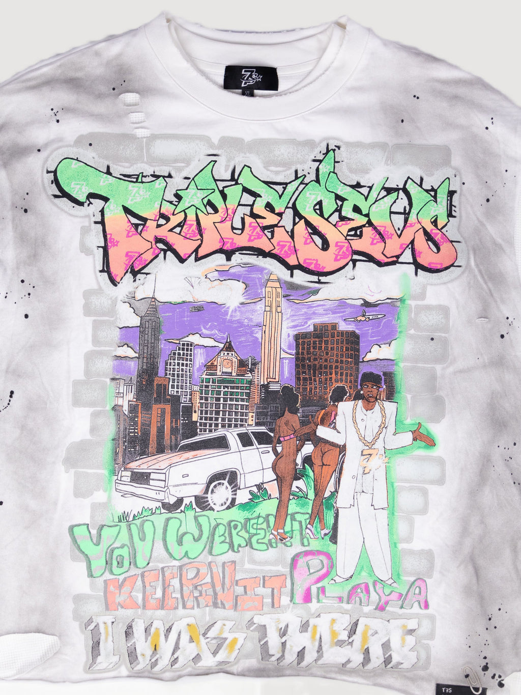 Triple Sevens Player Long Sleeve Tee "Graffiti"