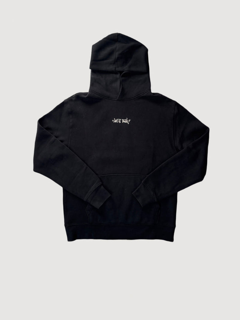 Sanchi Photoprint Pizza Noir Hoodie