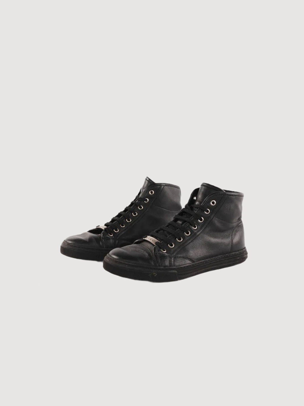 California Miro Soft Leather High Top Sneakers