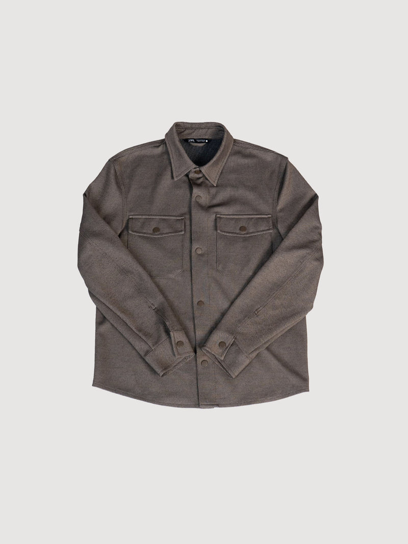 Brown Overshirt Zara