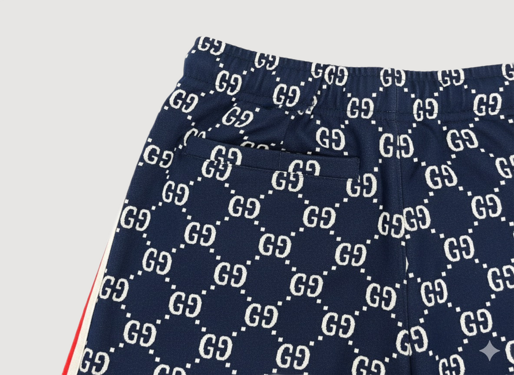 Gucci GG Jacquard Track Pants - Navy